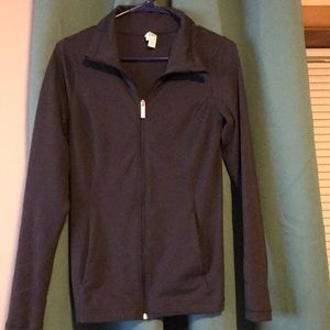 Small Gray Under Armour all season fitted zip up